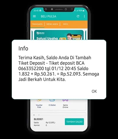 Gambar Cara Deposit Agen Pulsa